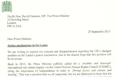 Sri Lanka letter 25.9